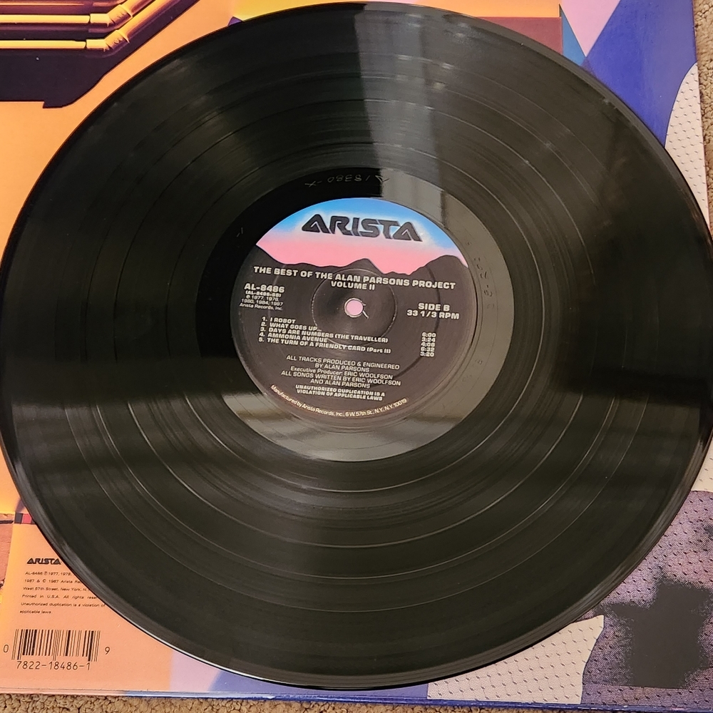 Alan Parsons Project 1987 Vinyl Record - Picture 7 of 7